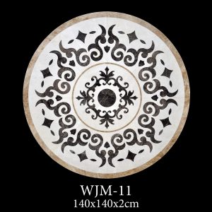 Waterjet Medallion | Afyon White